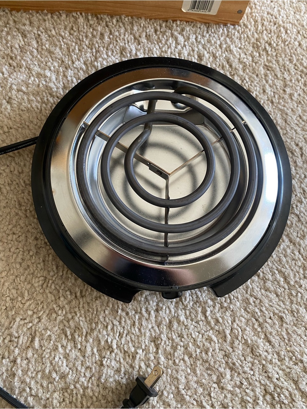 Emerson Compact Single Burner with Plug 120V AC 60Hz 750W Model: CB-1/ EM83321